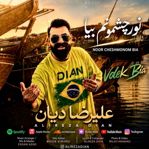 آهنگ جدید علیرضا دیان به نام نورِ چشمونُم بیا